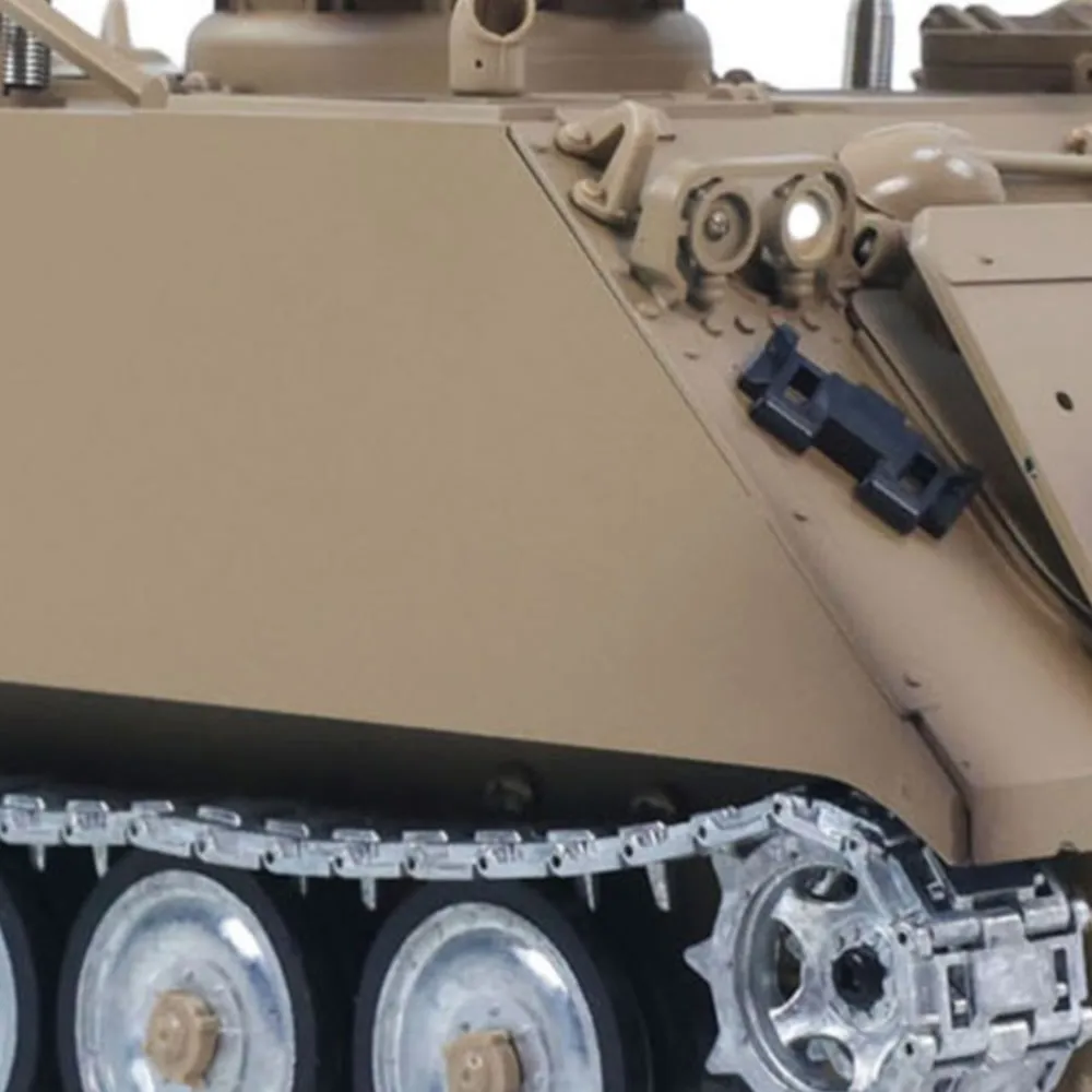 US Stock TD RC Tank 1/16 M2412-B M113A1 ACAV 360 Turret Rotation Infrared Metal Wheels Gearbox Smoke Controlled Military Panzer
US Stock TD RC Tank 1/16 M2412-B M113A1 ACAV 360 Turret Rotation Infrared Metal Wheels Gearbox Smoke Controlled Military Panzer