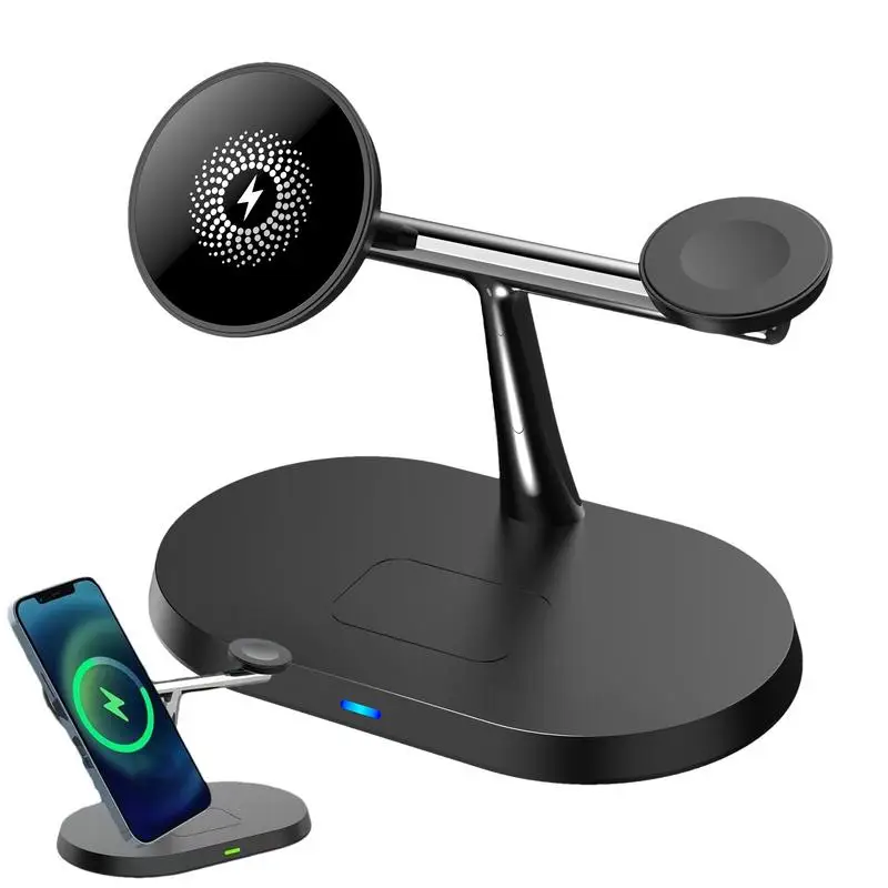 Magnet Wireless Charging Station Safe Charging Wireless Charger Multi-Functional Charging Station Charger Dock
Magnet Wireless Charging Station Safe Charging Wireless Charger Multi-Functional Charging Station Charger Dock