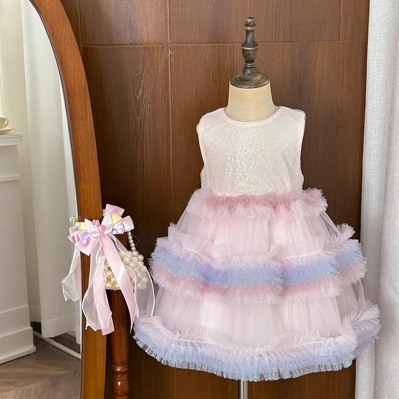 2026 new girls' princess dress summer puffy vest dress new girls' sweet and stylish mesh fresh
2026 new girls' princess dress summer puffy vest dress new girls' sweet and stylish mesh fresh
