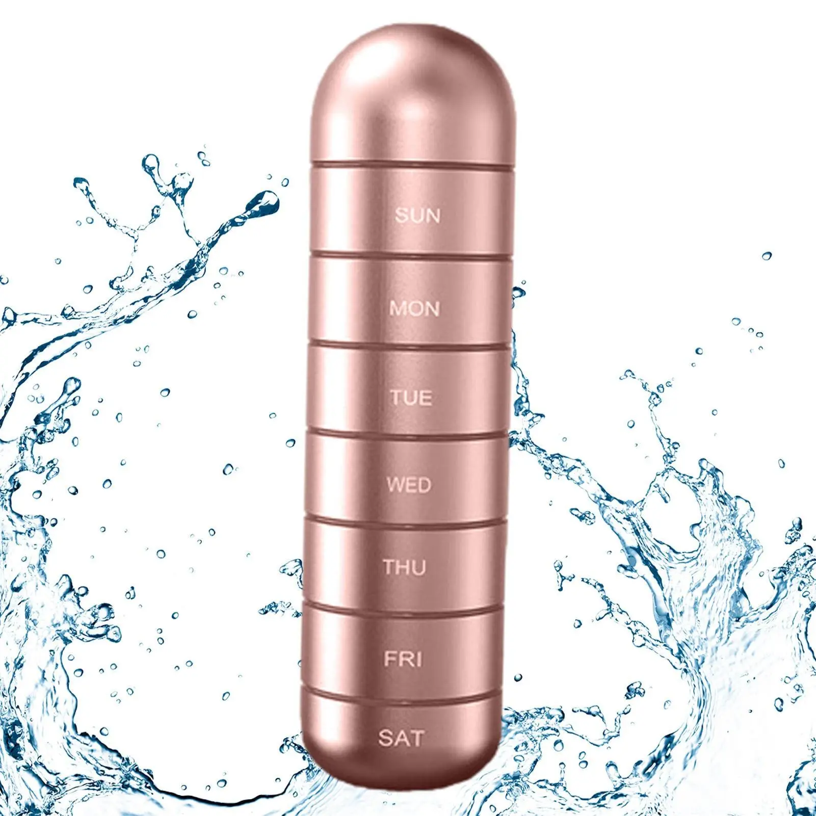 Portable Weekly Pill Box Waterproof Pill Box Outdoor 7 Compartments Pill Box Portable Mini Pill Box for Camping Travel Hiking
Portable Weekly Pill Box Waterproof Pill Box Outdoor 7 Compartments Pill Box Portable Mini Pill Box for Camping Travel Hiking
