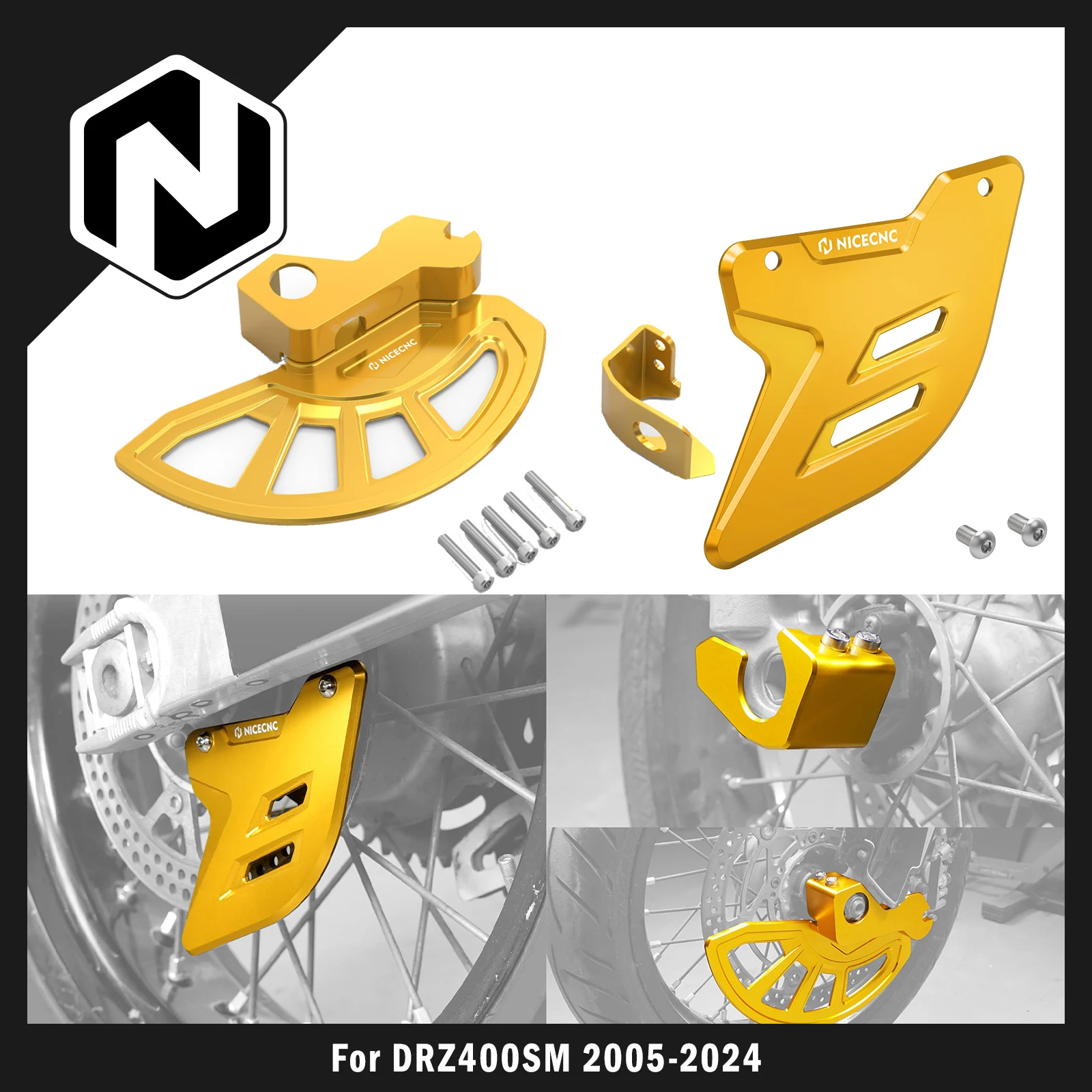 For Suzuki DRZ400SM DR-Z 400SM DRZ 400 SM 2005-2024 2023 2022 2021 2020 Front Rear Brake Disc Guard & Front Fork Lower Cover
For Suzuki DRZ400SM DR-Z 400SM DRZ 400 SM 2005-2024 2023 2022 2021 2020 Front Rear Brake Disc Guard & Front Fork Lower Cover