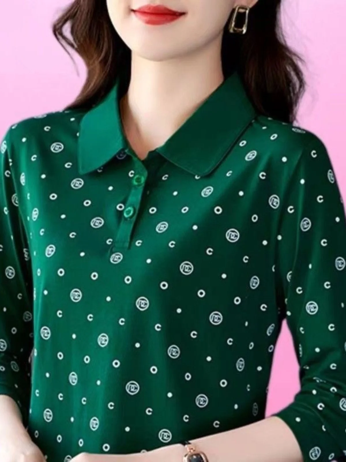 Fall Long Sleeve Cotton Shirt Women's Loose Fit Turn-down Collar Top Fashionable Momwear Comfortable Breathable T-shirt
Fall Long Sleeve Cotton Shirt Women's Loose Fit Turn-down Collar Top Fashionable Momwear Comfortable Breathable T-shirt