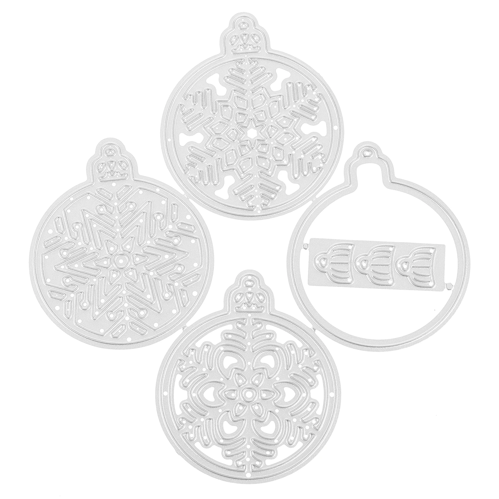 4pcs Snowflake Die Craft Cutting Stencil Silver Scrapbooking Making Decoration Reusable Eco Friendly Lightweight Carbon Steel
4pcs Snowflake Die Craft Cutting Stencil Silver Scrapbooking Making Decoration Reusable Eco Friendly Lightweight Carbon Steel