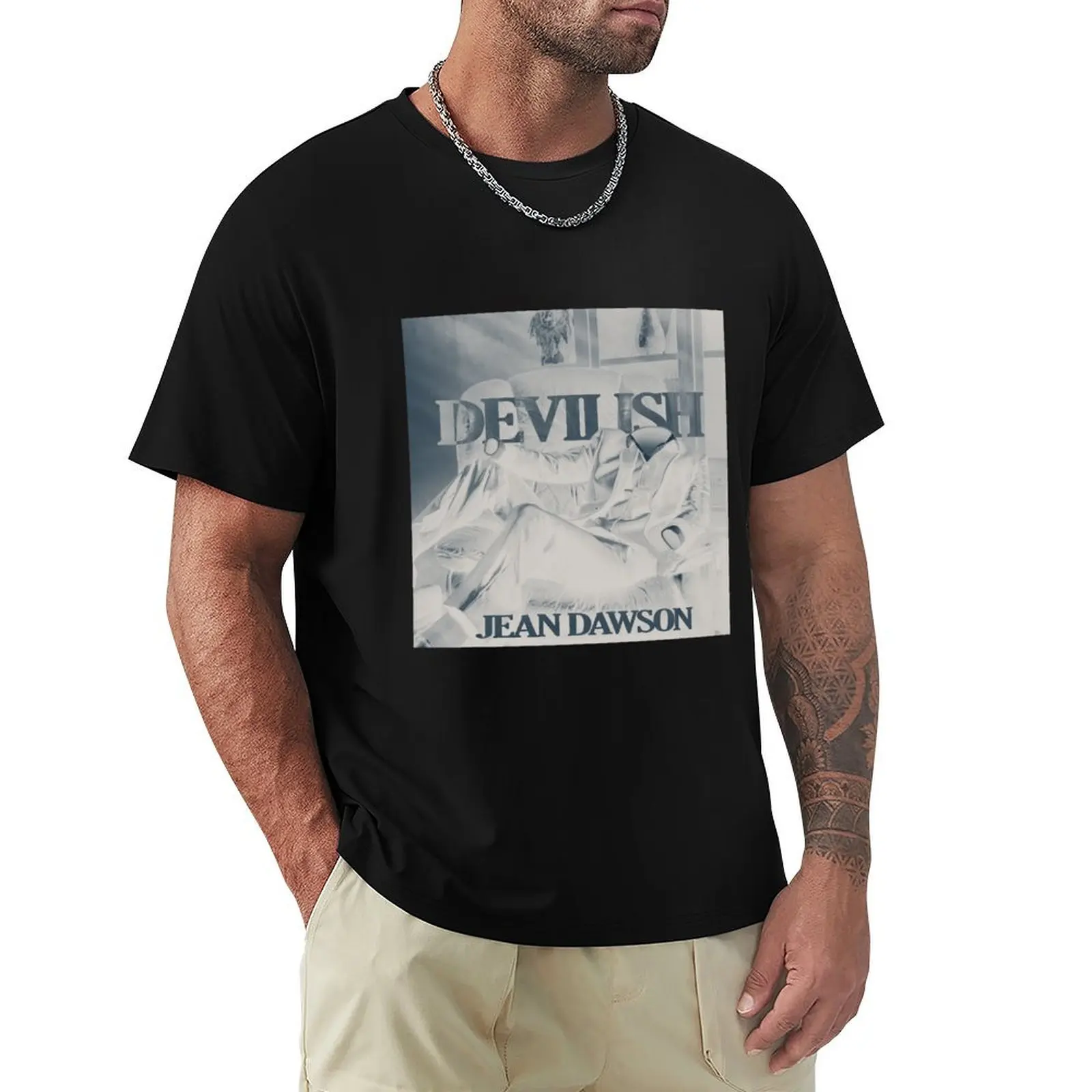 Devilish Jean Dawson design T-Shirt fashion shirts plain T-shirts oversize mens vintage t shirts
Devilish Jean Dawson design T-Shirt fashion shirts plain T-shirts oversize mens vintage t shirts