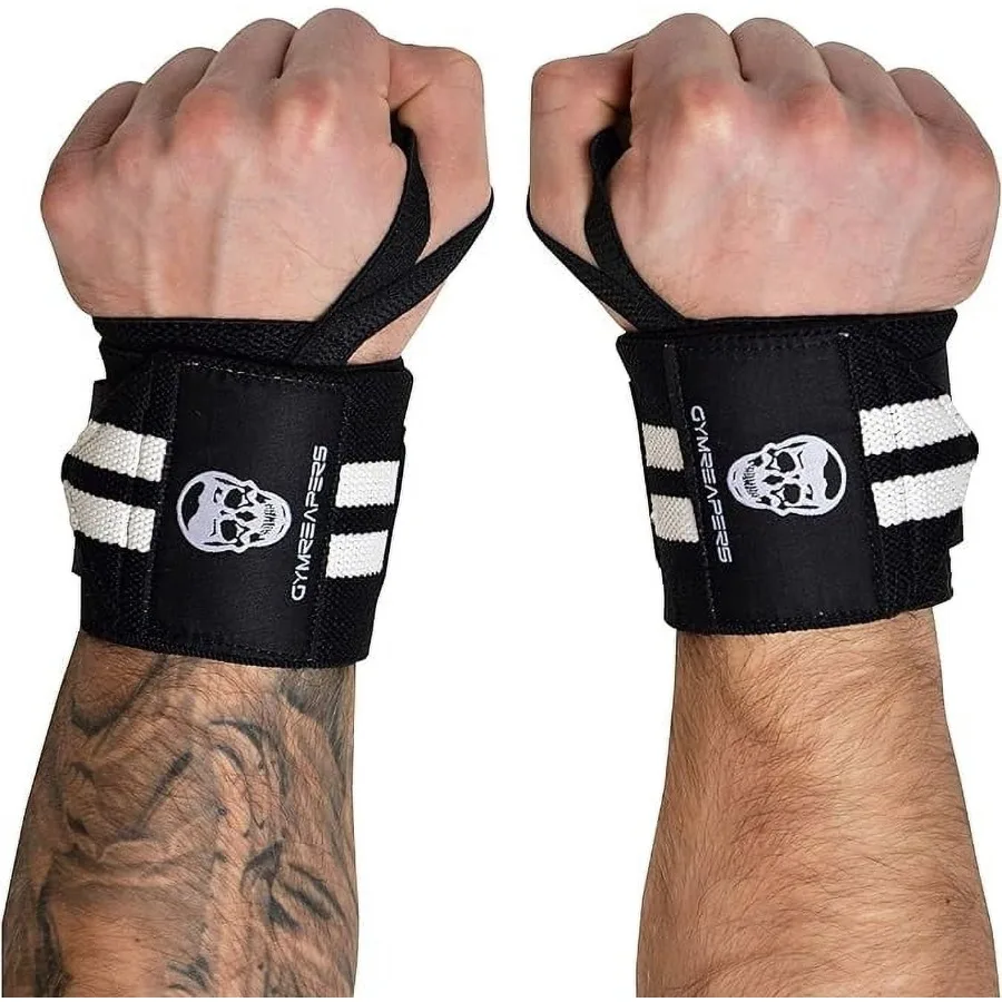 Weightlifting Black Wrist Wraps for Powerlifting Competition with Thumb Loop 18-Inch
Weightlifting Black Wrist Wraps for Powerlifting Competition with Thumb Loop 18-Inch