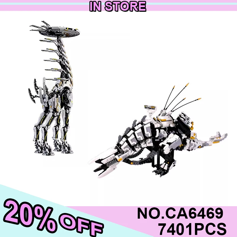 7400PCS MOC Horizon Zero Dawned Tallneck Building Blocks Model Huge Version Giraffe Building Blocks for Adults Collection
7400PCS MOC Horizon Zero Dawned Tallneck Building Blocks Model Huge Version Giraffe Building Blocks for Adults Collection