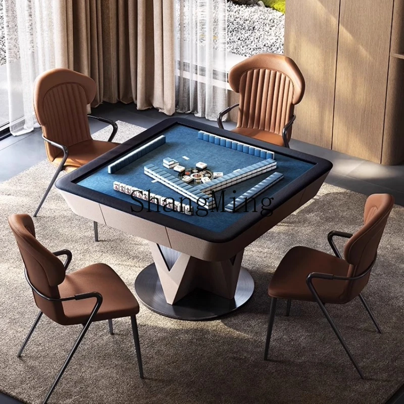 ZYY modern light luxury multi-function automatic household mahjong machine dining table integrated dual-purpose
ZYY modern light luxury multi-function automatic household mahjong machine dining table integrated dual-purpose