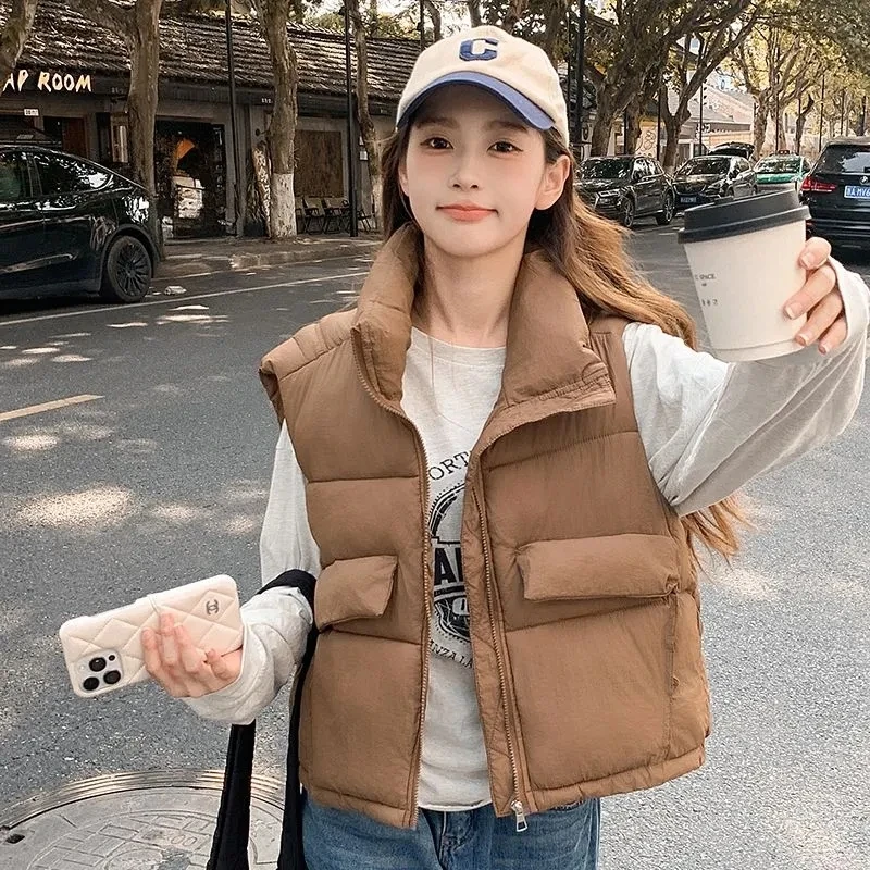 Women's Coat Korean Style Down Vest Jacket for Women Puffer Sleeveless Vests Waistcoat Puffer Jacket Winter 2024 New Ultra Light
Women's Coat Korean Style Down Vest Jacket for Women Puffer Sleeveless Vests Waistcoat Puffer Jacket Winter 2024 New Ultra Light