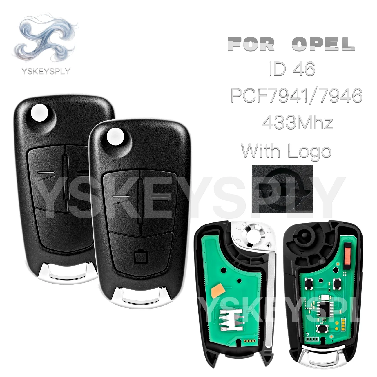 For Opel Vauxhall Astra H Zafira Meriva B Vectra C Corsa D Signum Smart Remote Key ID46 PCF7941/7946 433Mhz Flip Key Fob
For Opel Vauxhall Astra H Zafira Meriva B Vectra C Corsa D Signum Smart Remote Key ID46 PCF7941/7946 433Mhz Flip Key Fob