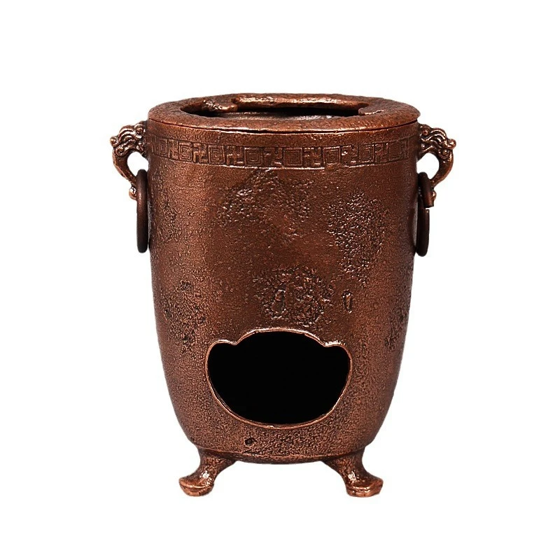 Handmade retro copper beast foot pure stove charcoal fire boiling water brewing
Handmade retro copper beast foot pure stove charcoal fire boiling water brewing
