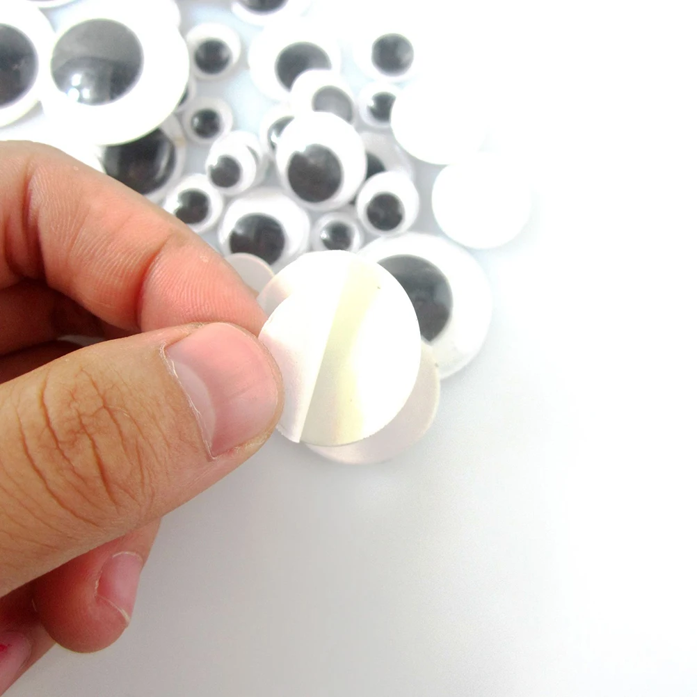 300 Pcs/3 Movable Eyes Black and White Sticker Handmade Toys Interesting Manual
300 Pcs/3 Movable Eyes Black and White Sticker Handmade Toys Interesting Manual