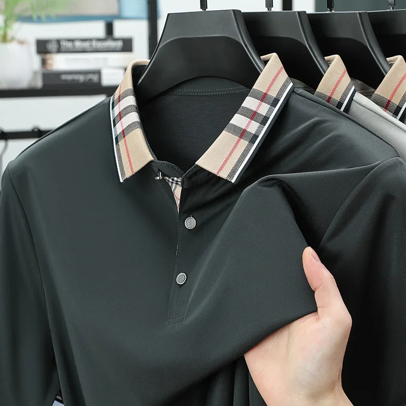 BROWON Brand 2025 Summer Vintage Polo Shirt for Man Short Sleeve Solid Slim Fit Hit Color Collared Men Polo Shirt Oversized
BROWON Brand 2025 Summer Vintage Polo Shirt for Man Short Sleeve Solid Slim Fit Hit Color Collared Men Polo Shirt Oversized