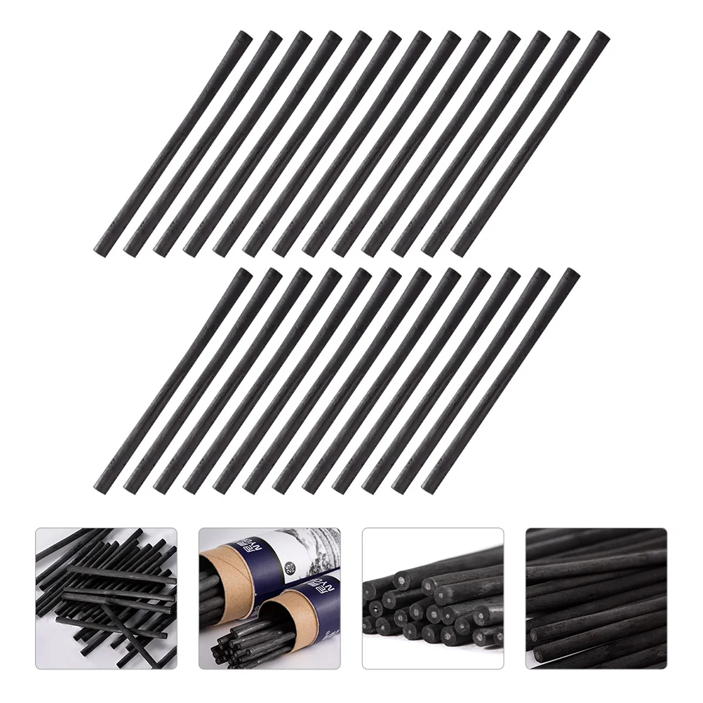 25pcs Sketch Carbon Strips Natural Willow Charcoal Sticks Artist Pencils Bar for Students Beginners Sketching
25pcs Sketch Carbon Strips Natural Willow Charcoal Sticks Artist Pencils Bar for Students Beginners Sketching