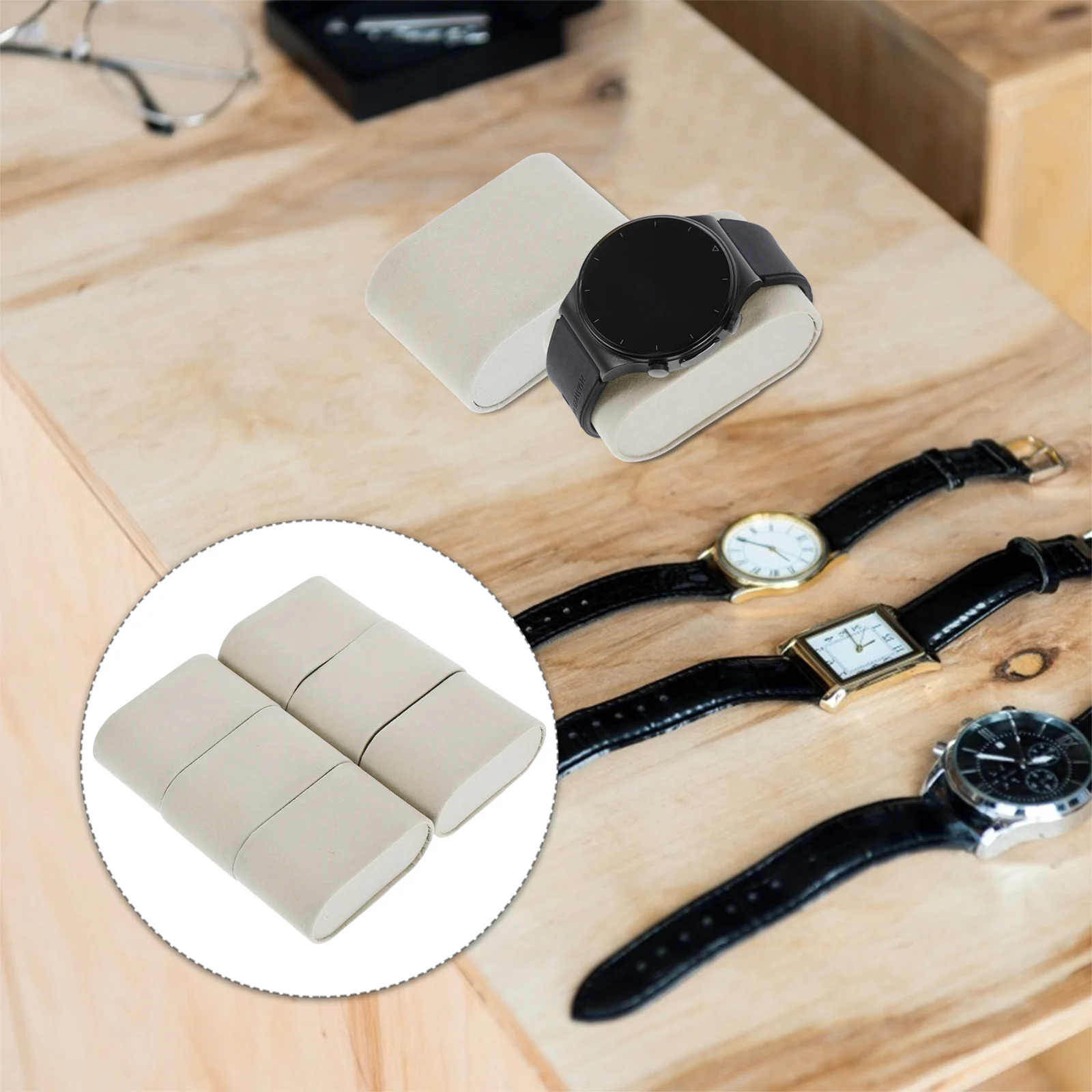 6 Pcs Display Pillow Bag Jewelry Pad Small Watch Cushion Box Practical Wrist Displays Cushions Flannel Holder
6 Pcs Display Pillow Bag Jewelry Pad Small Watch Cushion Box Practical Wrist Displays Cushions Flannel Holder