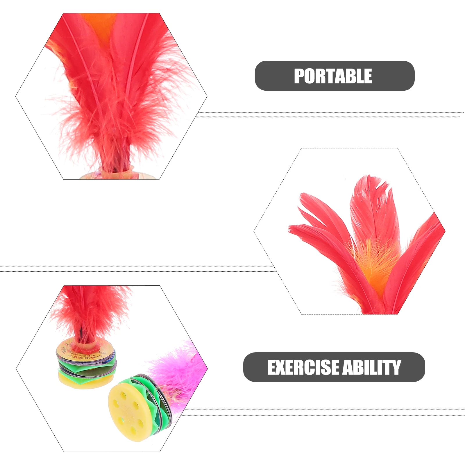 5pcs Kicking Shuttlecock Shuttlecock Kids Foot Toy Fitness Goose Outdoor Game Kicking Student Sports Toy
5pcs Kicking Shuttlecock Shuttlecock Kids Foot Toy Fitness Goose Outdoor Game Kicking Student Sports Toy