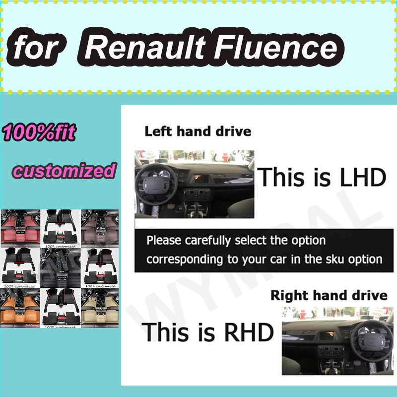 LUXURY Car Floor Mats For Renault Fluence 2011 2012 2013 2014 2014 Luxury Leather 
LUXURY Car Floor Mats For Renault Fluence 2011 2012 2013 2014 2014 Luxury Leather