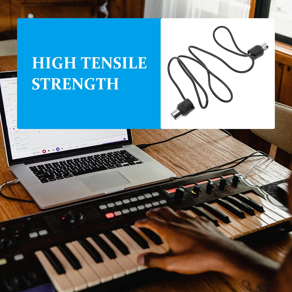 Wired Keyboard Midi Cable Audio Extension Straight Elbow Black Alloy Card Connecting
Wired Keyboard Midi Cable Audio Extension Straight Elbow Black Alloy Card Connecting