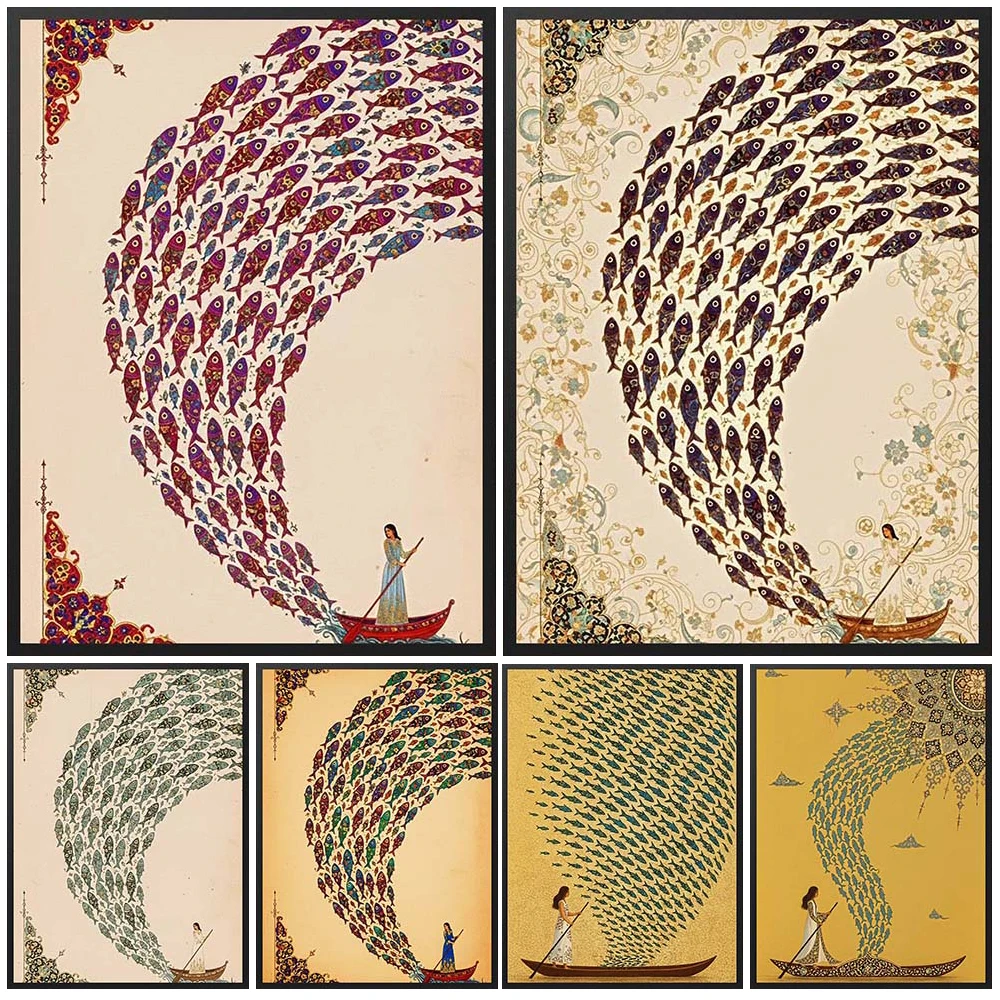 The Girl on the Boat Boating Fishing Poster Wall Art Canvas Painting Home Decor Wall Pictures For Living Room Unframed
The Girl on the Boat Boating Fishing Poster Wall Art Canvas Painting Home Decor Wall Pictures For Living Room Unframed