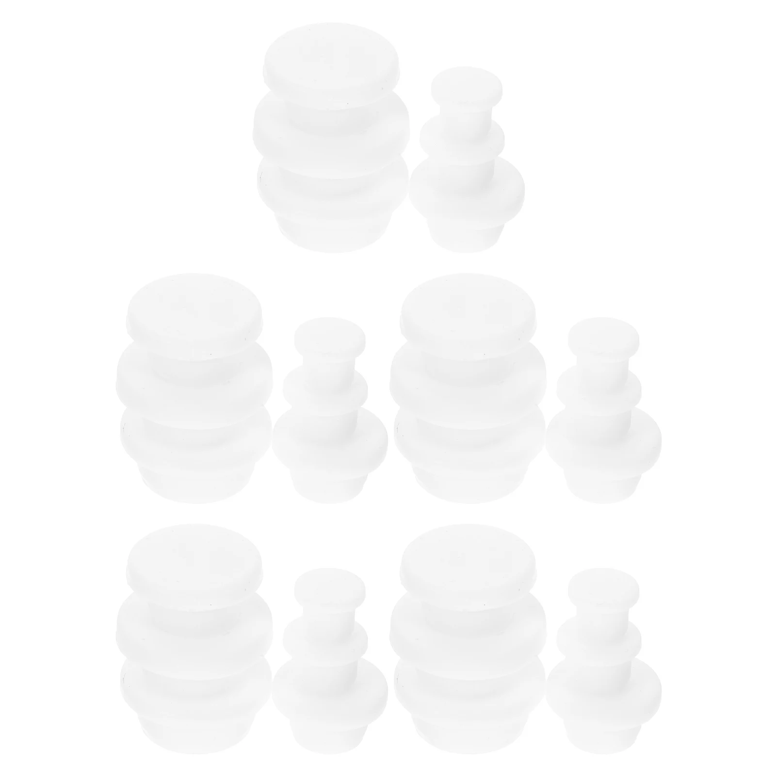 30 Pcs Multi-diameter Silicone Hole Plug Stoppers for Bottles White Plugs Seal Lid Silica Gel Glass Replacement Caps
30 Pcs Multi-diameter Silicone Hole Plug Stoppers for Bottles White Plugs Seal Lid Silica Gel Glass Replacement Caps