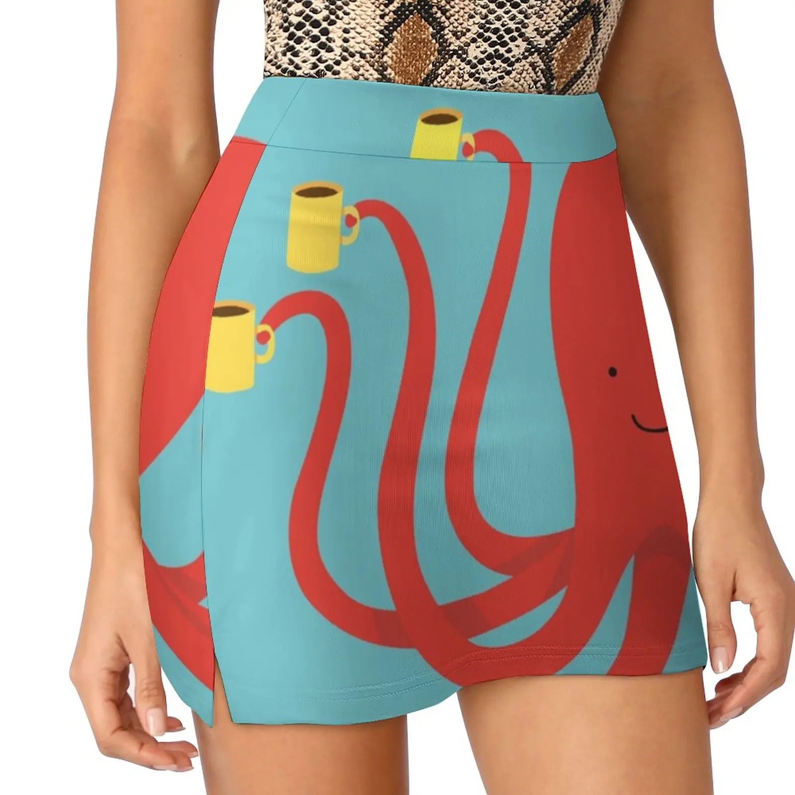 More Coffee Women's skirt Sport Skort Skirt With Pocket Fashion Korean Style Skirt 4Xl Skirts Coffee Octopus Animal Funny Cute
More Coffee Women's skirt Sport Skort Skirt With Pocket Fashion Korean Style Skirt 4Xl Skirts Coffee Octopus Animal Funny Cute
