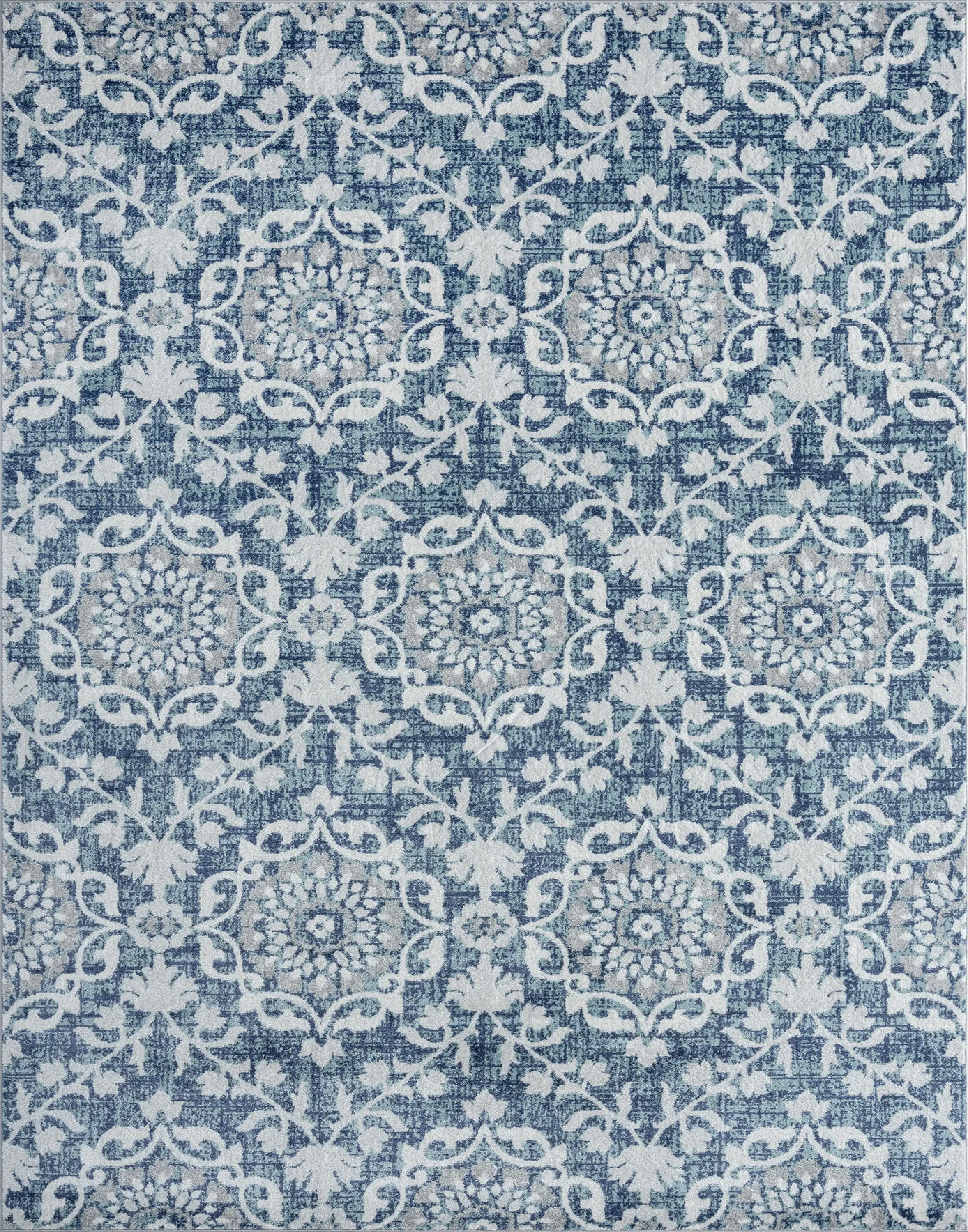 Vintage Area Rug, Floral Indoor Rugs for Living Room, Dining Room, Bedroom | Blue, 5' x 8' (5'3''x7'3'')
Vintage Area Rug, Floral Indoor Rugs for Living Room, Dining Room, Bedroom | Blue, 5' x 8' (5'3''x7'3'')