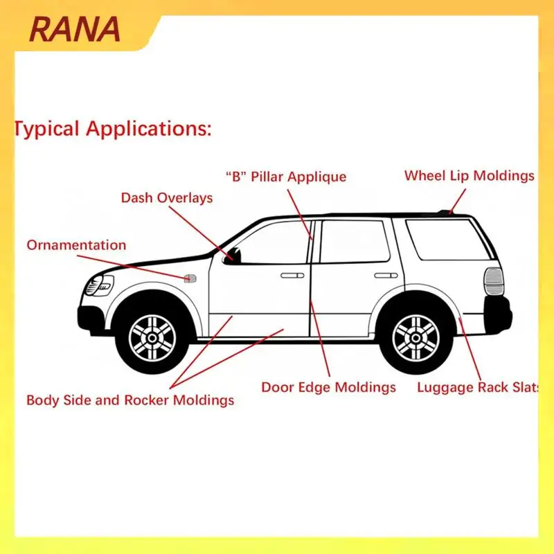 RANA 4-рулонные автомобильные двусторонние ленты Сверхмощные двусторонние пенопластовые ленты Прочные монтажные клейкие ленты
RANA 4-рулонные автомобильные двусторонние ленты Сверхмощные двусторонние пенопластовые ленты Прочные монтажные клейкие ленты