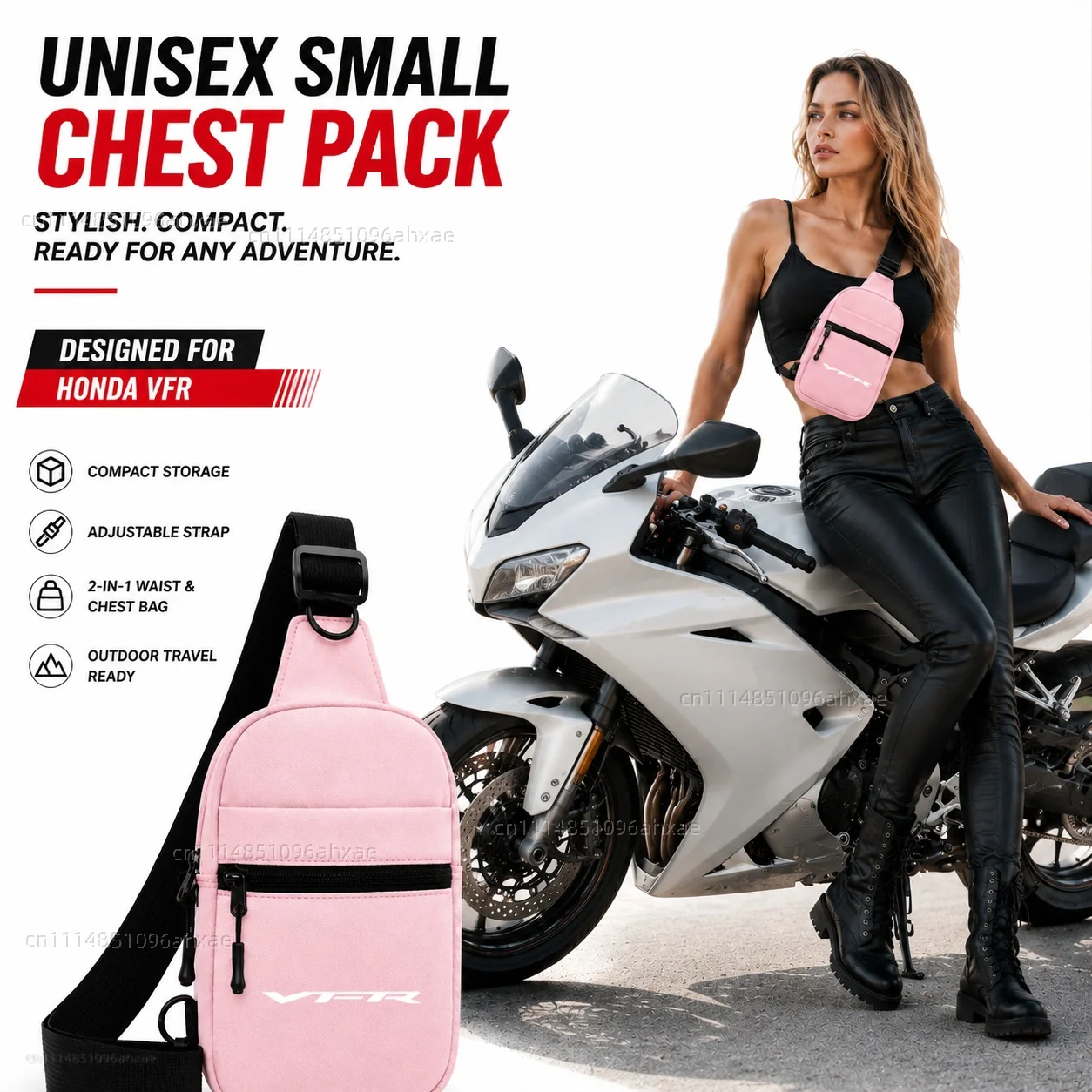 Motorcycle 2In1 Multi-functional Waist Bag Chest Bag Outdoor Travel Bag For HONDA VFR 800 1200x VFR750 VFR800X VFR800F VFR1200x
Motorcycle 2In1 Multi-functional Waist Bag Chest Bag Outdoor Travel Bag For HONDA VFR 800 1200x VFR750 VFR800X VFR800F VFR1200x