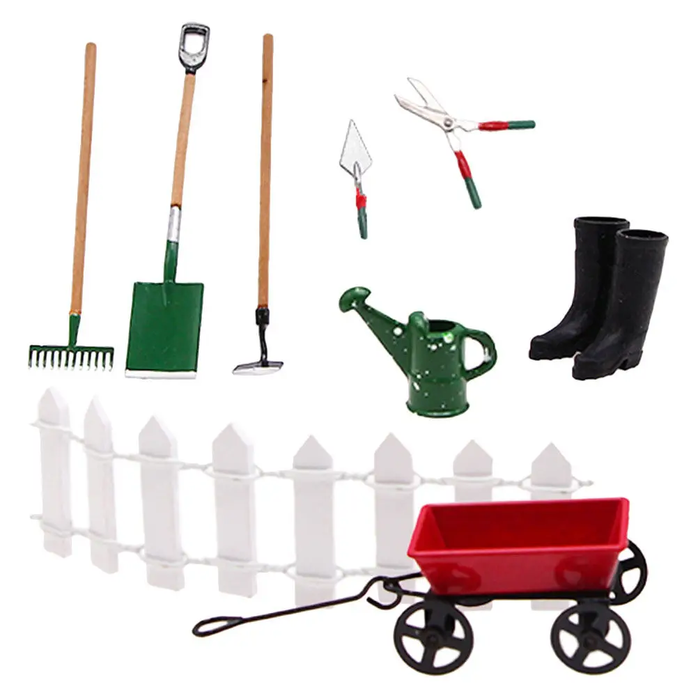 1Set Simulation Garden Tool Kit Miniature Fairy Garden Accessories Micro Landscape Props for Kids Creative Mini House Supplies
1Set Simulation Garden Tool Kit Miniature Fairy Garden Accessories Micro Landscape Props for Kids Creative Mini House Supplies