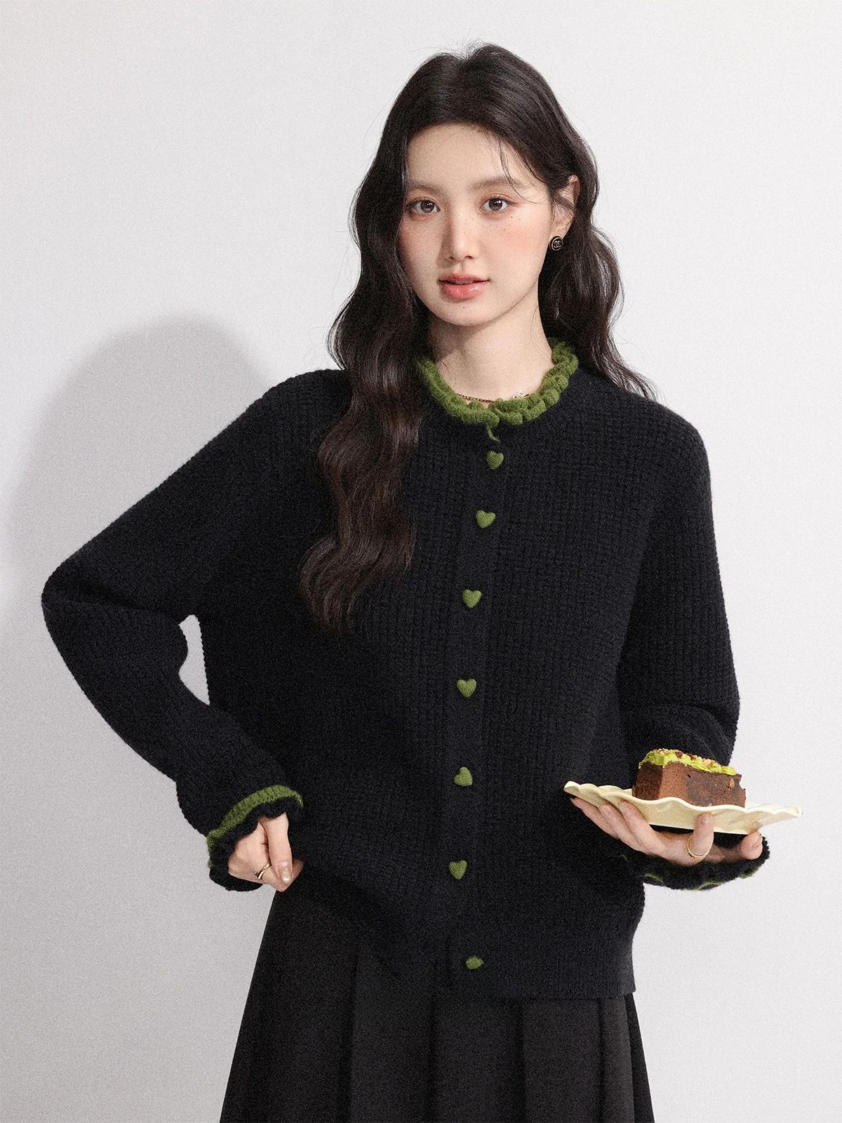 Black round Neck Knitted Sweater Women's Innerwear Outerwear Versatile Comfortable Winter Fashion Commute Style Long Sleeve
Black round Neck Knitted Sweater Women's Innerwear Outerwear Versatile Comfortable Winter Fashion Commute Style Long Sleeve