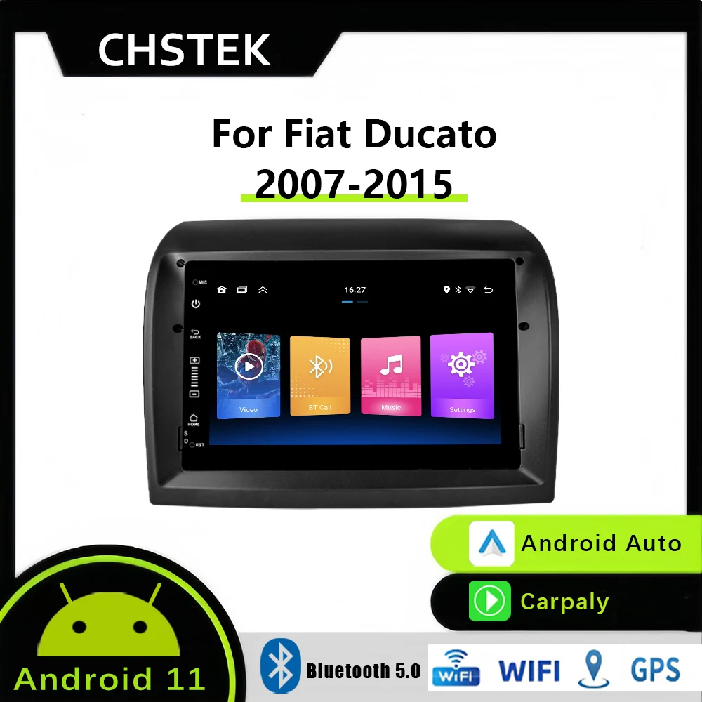 CHSTEK Car Radio Player Bluetooth GPS Carplay for Fiat Ducato 2007-2015 Wireless Android 11 Multimedia Navigation Auto Stereo
CHSTEK Car Radio Player Bluetooth GPS Carplay for Fiat Ducato 2007-2015 Wireless Android 11 Multimedia Navigation Auto Stereo
