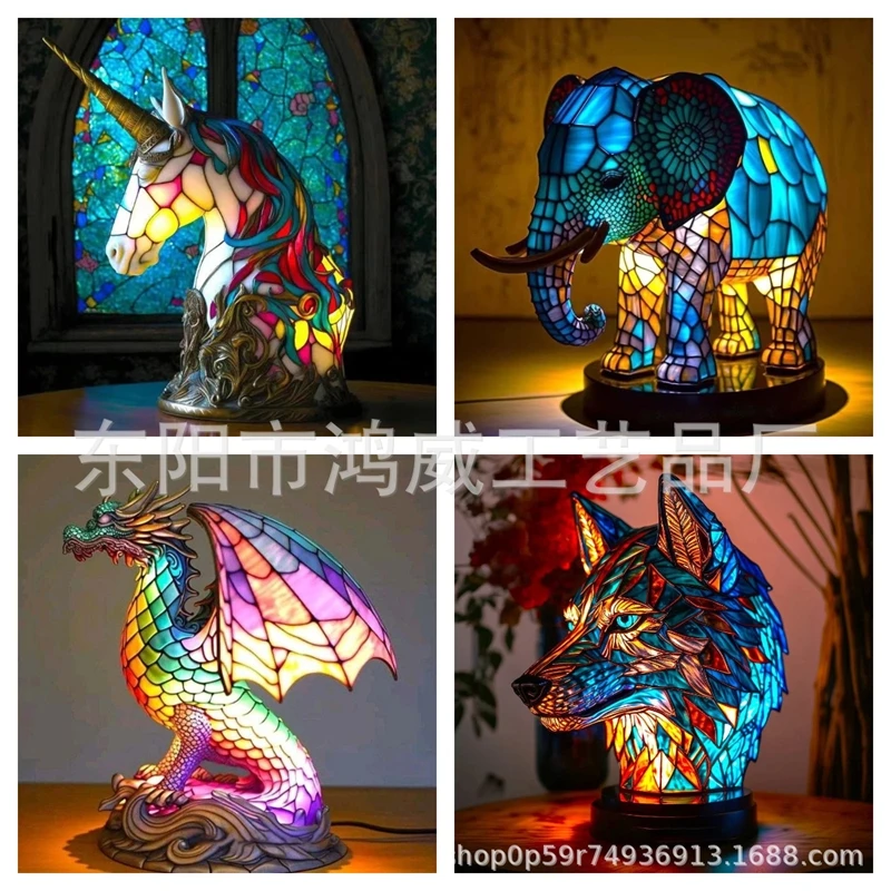 Magical Fantastic Creature Creative USB Plug Resin Statue Glowing Unicorn Ornament LED Light Up Decor for Home Office Gift
Magical Fantastic Creature Creative USB Plug Resin Statue Glowing Unicorn Ornament LED Light Up Decor for Home Office Gift