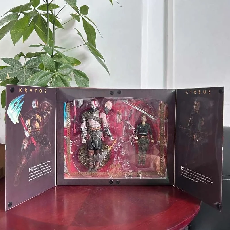 Anime God of War Action Figure Kratos Atreus Ghost of Sparta with Axe Sword Shield Bow and Arrow Model Toy Collection Gift
Anime God of War Action Figure Kratos Atreus Ghost of Sparta with Axe Sword Shield Bow and Arrow Model Toy Collection Gift