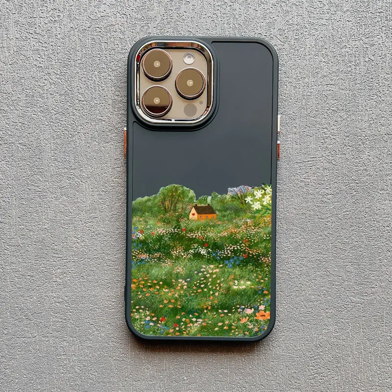 Grassland Scenery Exquisite Luxury Silicone Phone Case For iPhone 11 12 13 Pro Max 16 15 14 Plus Pro Max XR XS X 7 8 SE2 Covers
Grassland Scenery Exquisite Luxury Silicone Phone Case For iPhone 11 12 13 Pro Max 16 15 14 Plus Pro Max XR XS X 7 8 SE2 Covers