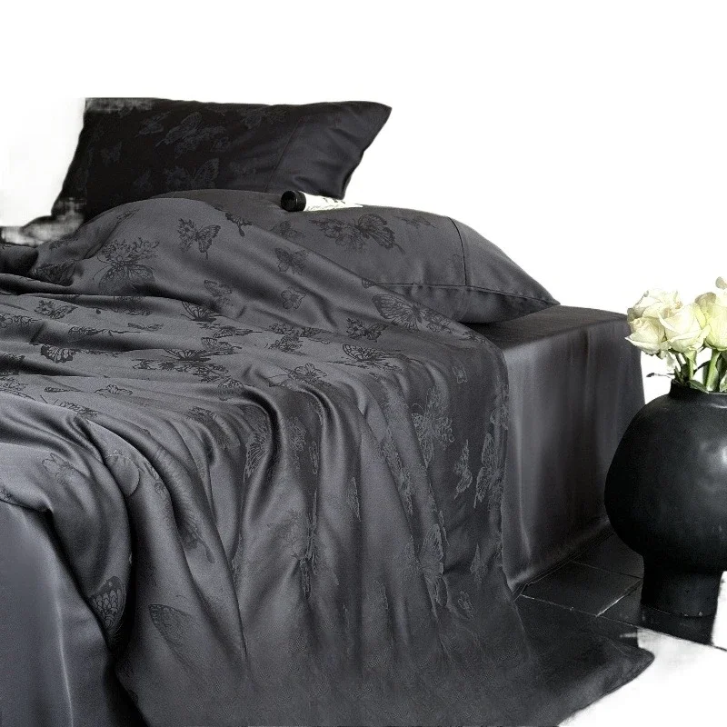 Light luxury 100 Lenzing Tencel summer cool quilt, four-piece summer naked sleeping jacquard cold silk cool air conditioner qui
Light luxury 100 Lenzing Tencel summer cool quilt, four-piece summer naked sleeping jacquard cold silk cool air conditioner qui