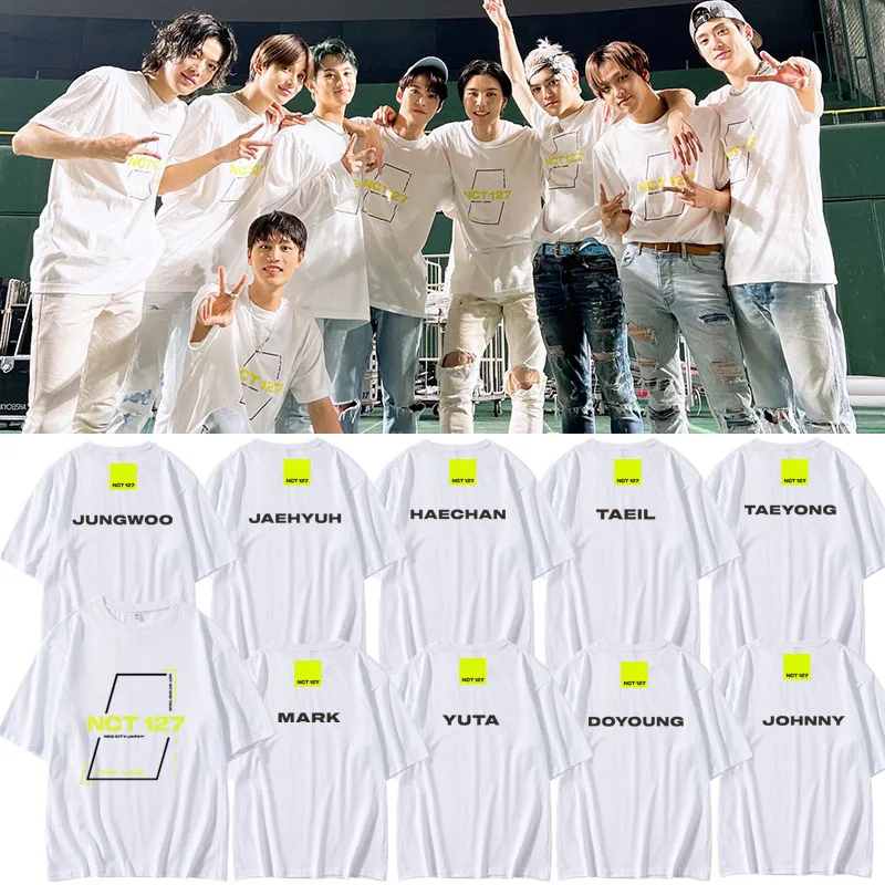 NCT27 World Tour Concert Loose Fit Pure Cotton ort Sve T-irt Supportive Youthful Sle Casual round Ne Tee
NCT27 World Tour Concert Loose Fit Pure Cotton ort Sve T-irt Supportive Youthful Sle Casual round Ne Tee