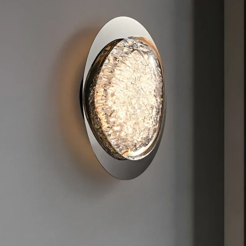 Crystal Platinum Art Wall Lamp Bedroom Bedside Lamp Optical Acrylic Living Room Wall Lamp Simple and Modern home appliance
Crystal Platinum Art Wall Lamp Bedroom Bedside Lamp Optical Acrylic Living Room Wall Lamp Simple and Modern home appliance