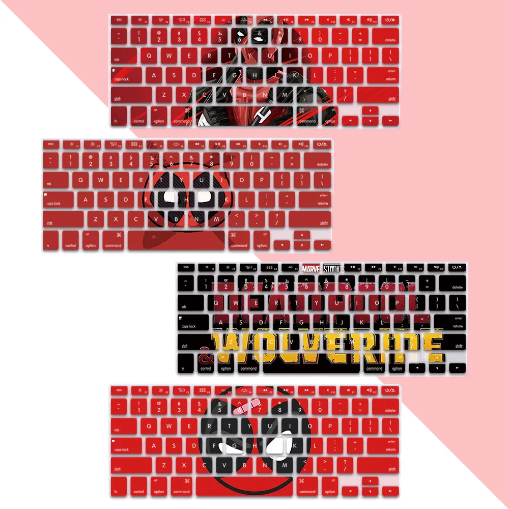US Layout Soft Silicone Deadpools Super Heroes Keyboard Cover for Macbook pro A1278 A1286 Retina A1425 A1502 A1398 Air A1369
US Layout Soft Silicone Deadpools Super Heroes Keyboard Cover for Macbook pro A1278 A1286 Retina A1425 A1502 A1398 Air A1369