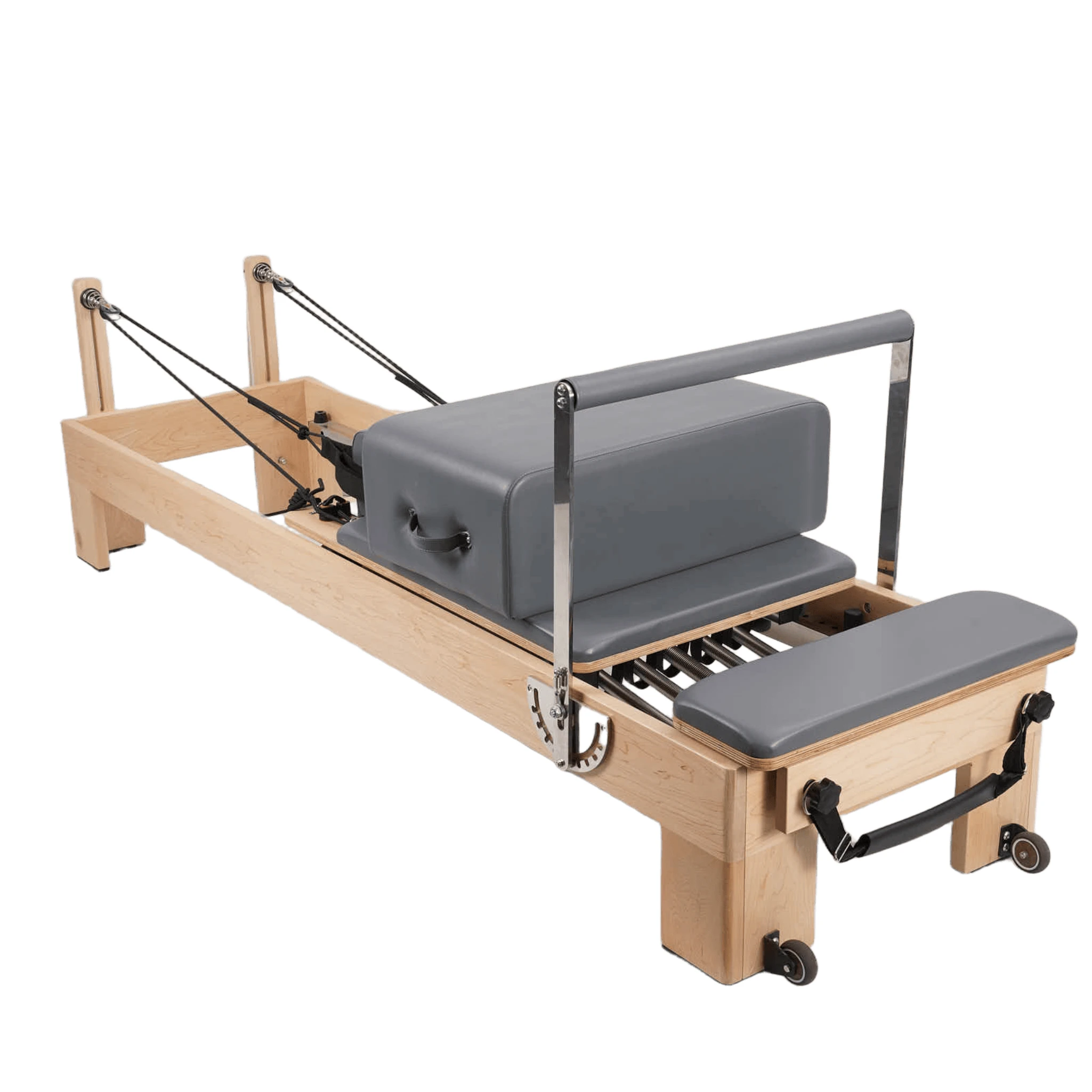 Latest Pilates Reformer with Silent Pulley System & Ergonomic Design
Latest Pilates Reformer with Silent Pulley System & Ergonomic Design