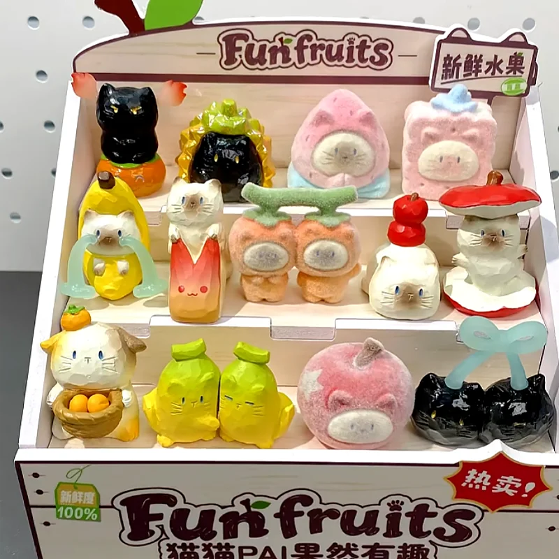 Cat Pal Cute Fruits Series Mini Blind Box Figurines Desktop Ornament Fashionable And Popular Dolls Super Cute Decorative Items
Cat Pal Cute Fruits Series Mini Blind Box Figurines Desktop Ornament Fashionable And Popular Dolls Super Cute Decorative Items