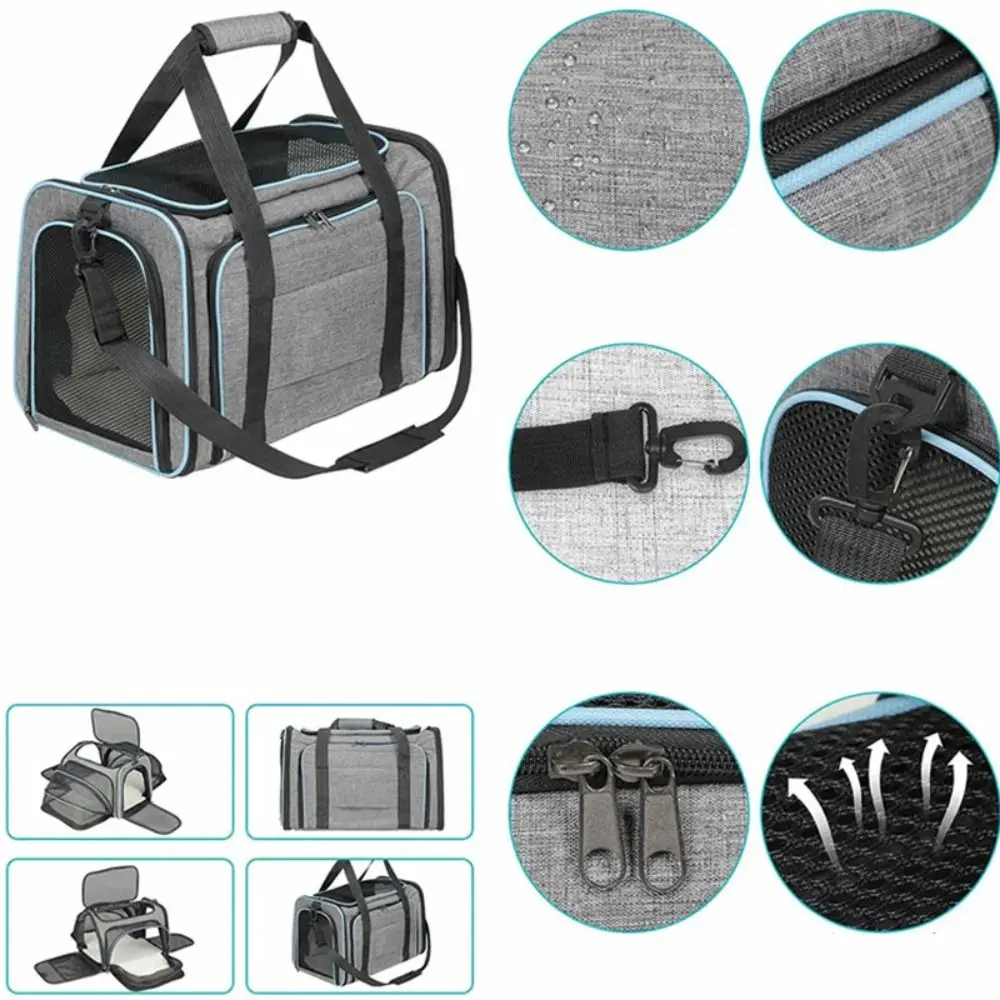 Safety Oxford Cat Carrier Handbag Breathable Large Capacity Cat Transport Bag Waterproof Portable Pet Carrying Bag Cats
Safety Oxford Cat Carrier Handbag Breathable Large Capacity Cat Transport Bag Waterproof Portable Pet Carrying Bag Cats