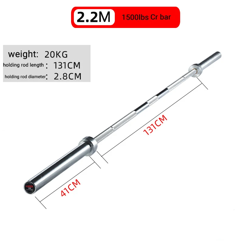 High Quality 1500 LB 2000LB Barbell Bar Gym Fitness Equipment 20KG Chrome Weightlifting Barbell Bar
High Quality 1500 LB 2000LB Barbell Bar Gym Fitness Equipment 20KG Chrome Weightlifting Barbell Bar