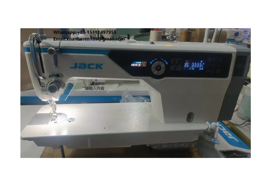 New and Original JACK A5E-B Artificial Intelligence Lockstitch Machine Computerized Single Needle Industrial Sewing Machine
New and Original JACK A5E-B Artificial Intelligence Lockstitch Machine Computerized Single Needle Industrial Sewing Machine