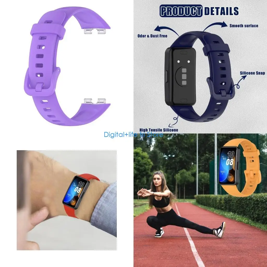 E06D Easy to Replace Wristband Convenient & Long Service Watch Strap for band8/9
E06D Easy to Replace Wristband Convenient & Long Service Watch Strap for band8/9