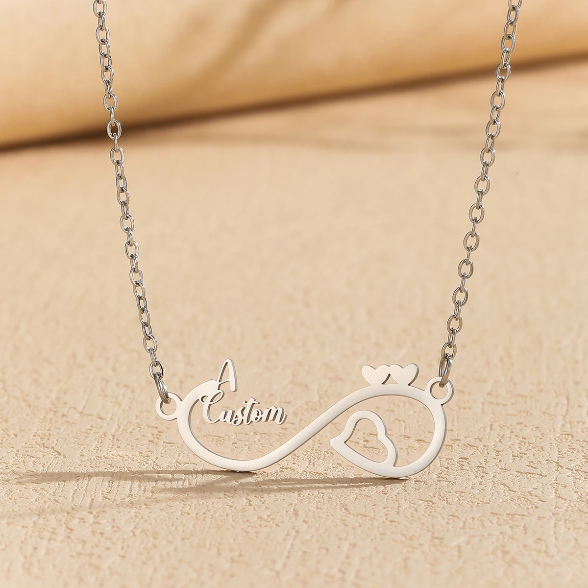 Cxwind Personalized Custom Infinity Name Necklace for Women Stainless Steel Clavicle Pendant Link Chain Birthday Jewelry Gift
Cxwind Personalized Custom Infinity Name Necklace for Women Stainless Steel Clavicle Pendant Link Chain Birthday Jewelry Gift