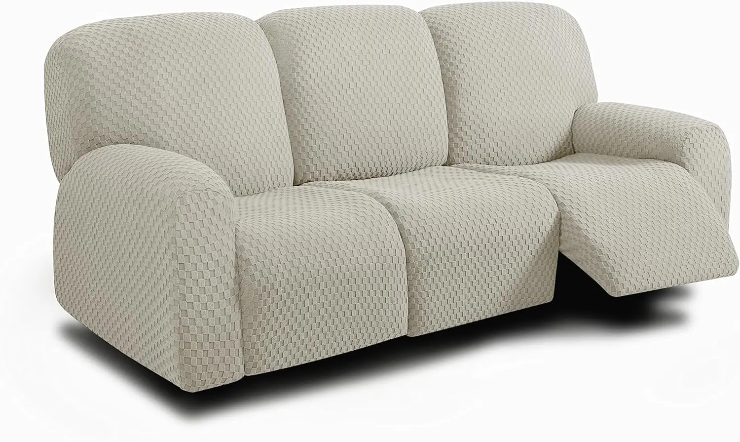 8-Pieces Recliner Sofa Covers, Jacquared Stretch Couch Covers for 3 Cushion Reclining Sofa Slipcovers Thick Soft Washabl
8-Pieces Recliner Sofa Covers, Jacquared Stretch Couch Covers for 3 Cushion Reclining Sofa Slipcovers Thick Soft Washabl