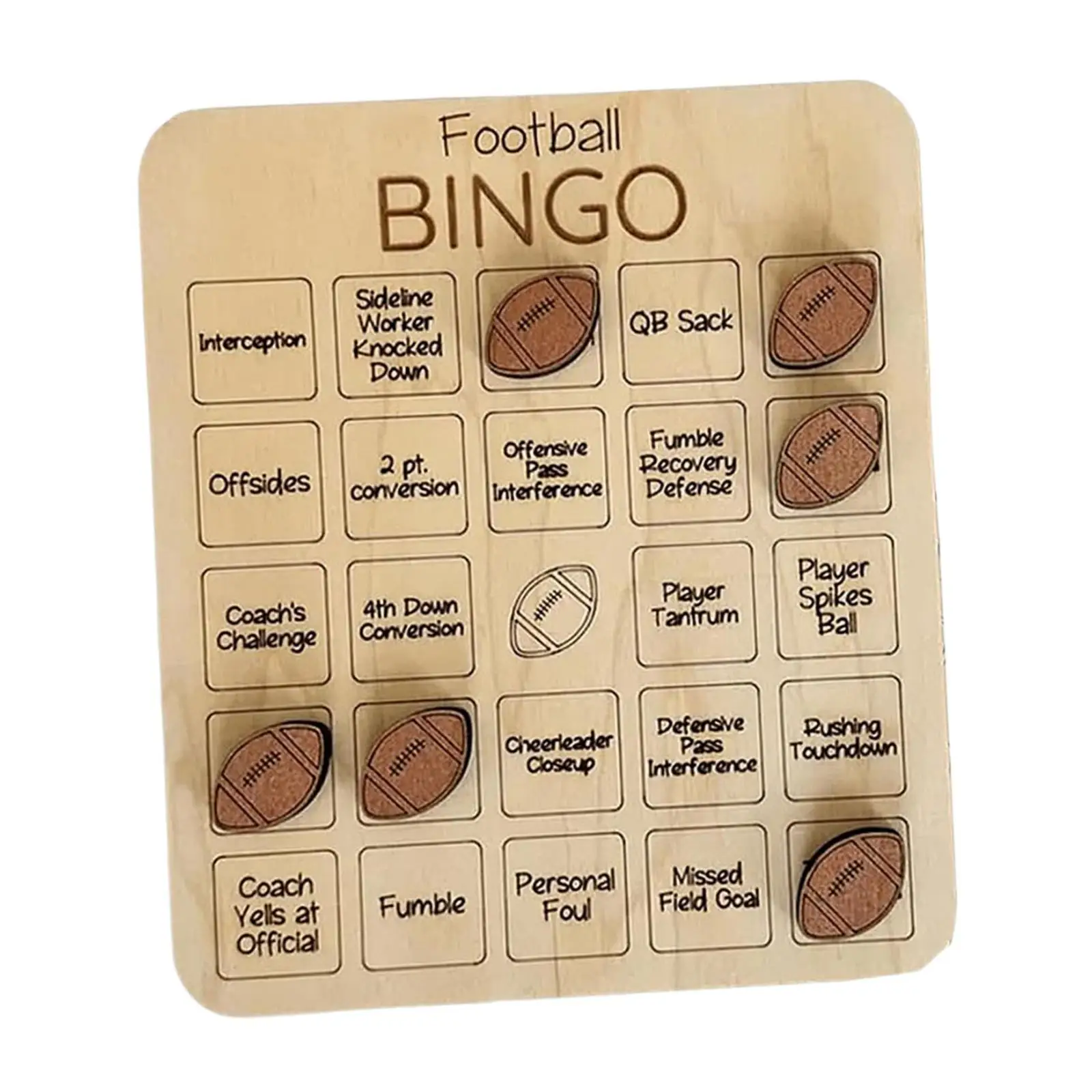 Family Fun Wooden Tabletop Bingo Game Educational Board Game for Kids Learning and Group Parties
Family Fun Wooden Tabletop Bingo Game Educational Board Game for Kids Learning and Group Parties