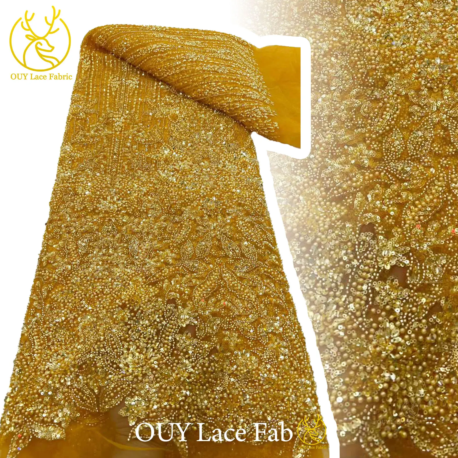 2026 Luxury African Nigerian Fashion Beaded Lace High-end Luxury French Sequins Mesh Lace Fabric Women's Evening Party 5Y
2026 Luxury African Nigerian Fashion Beaded Lace High-end Luxury French Sequins Mesh Lace Fabric Women's Evening Party 5Y