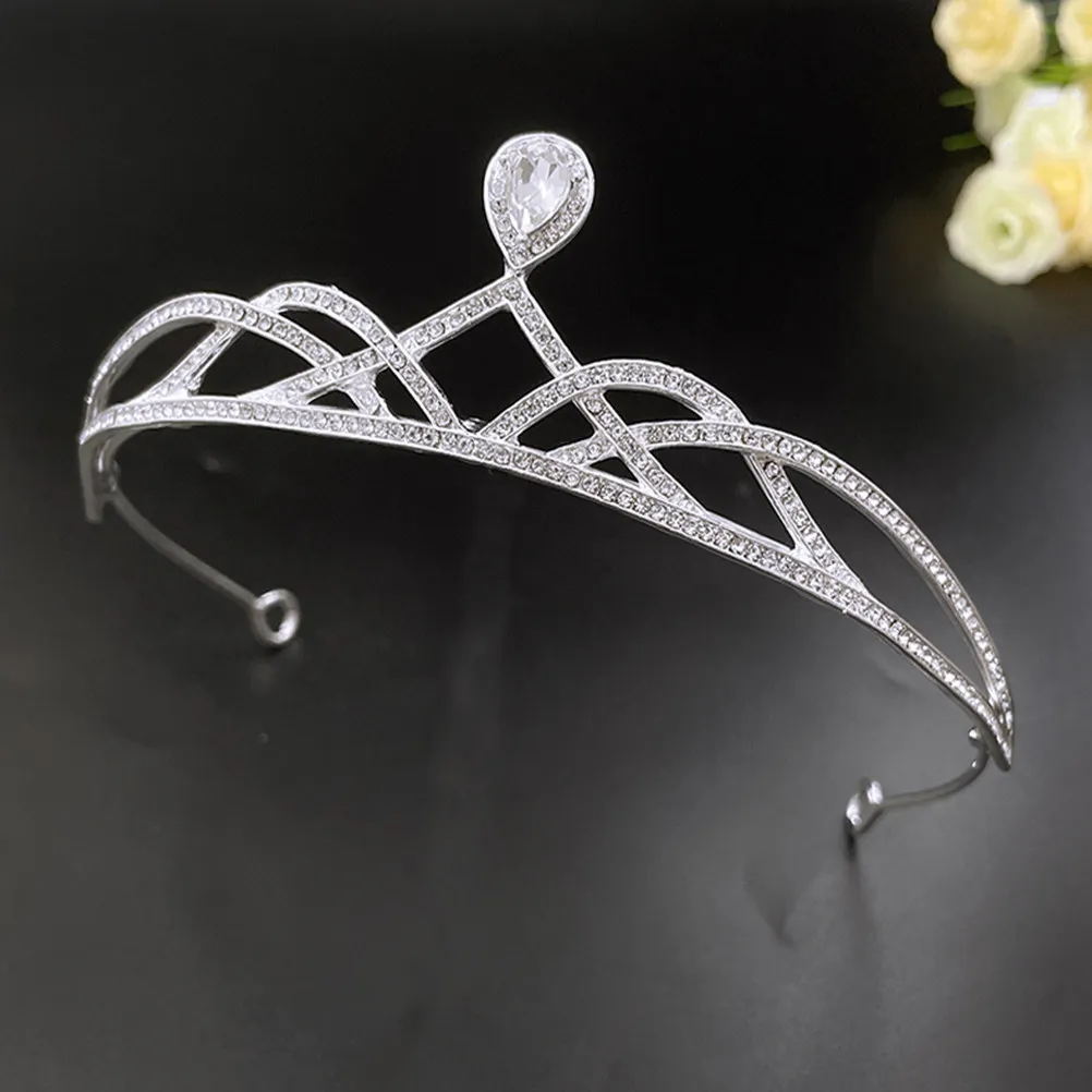 Bride Tiara Rhinestone Crown Delicate Sparkling Wedding Headpiece Instant Styling Charm Elegance for Bridesmaids Bridal Shower
Bride Tiara Rhinestone Crown Delicate Sparkling Wedding Headpiece Instant Styling Charm Elegance for Bridesmaids Bridal Shower