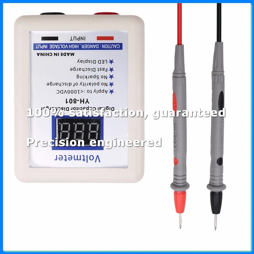 1000V Digital Capacitor Digital Voltmeter Fast Discharger Discharging Tool Electronic Repair Display Voltage Test Pen-ABVK
1000V Digital Capacitor Digital Voltmeter Fast Discharger Discharging Tool Electronic Repair Display Voltage Test Pen-ABVK