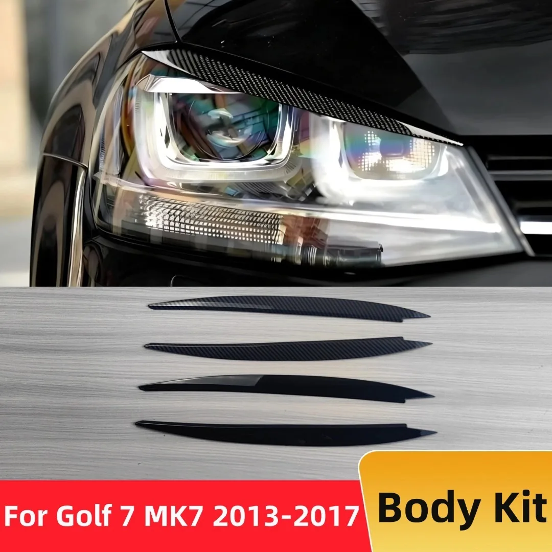 Front Headlight Eyebrow Eyelid Cover Trim For VW Golf 7 VII GTI GTD R MK7 2013-2017 Tuning Exterior Accessories Body Kit Styling
Front Headlight Eyebrow Eyelid Cover Trim For VW Golf 7 VII GTI GTD R MK7 2013-2017 Tuning Exterior Accessories Body Kit Styling